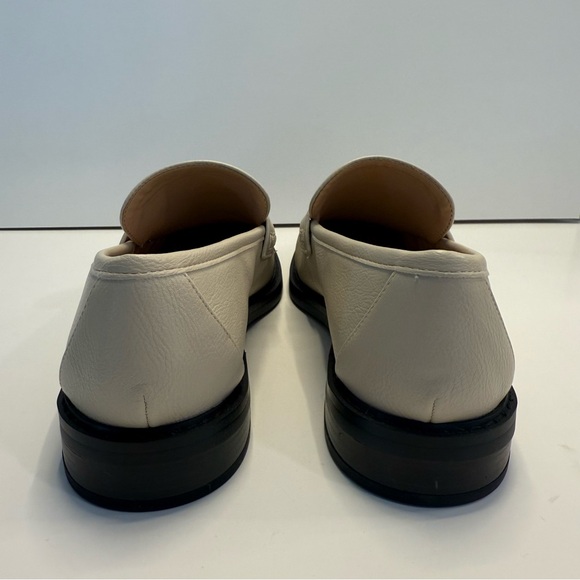 LOFT Penny Loafers Slip-On Flats Women’s Size 8 Cream - Picture 2 of 12